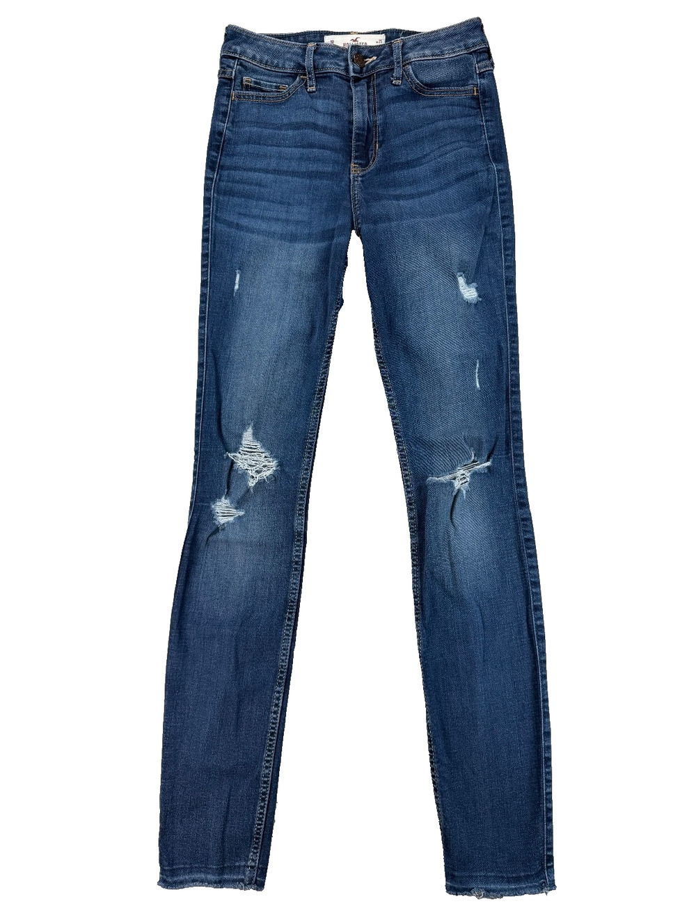 Hollister Y2K High-Rise Distressed Super Skinny Jeans (Women's 1 R / 25)